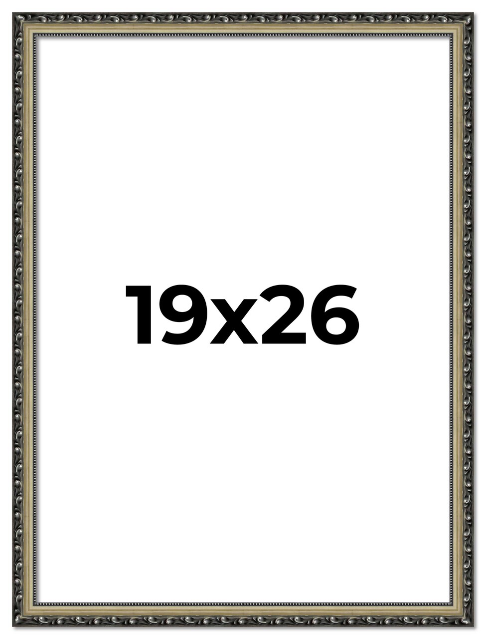19x26 Museum-Quality Picture Frame with UV-Resistant Acrylic & Acid-Free Backing, Available in 4 Finishes - Gold, Silver, Bronze, and Black